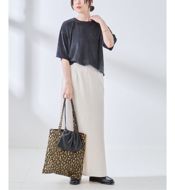 journal standard L'essage「《追加/接触冷感》クールタッチベロアTシャツ」|Tシャツ・カットソー|