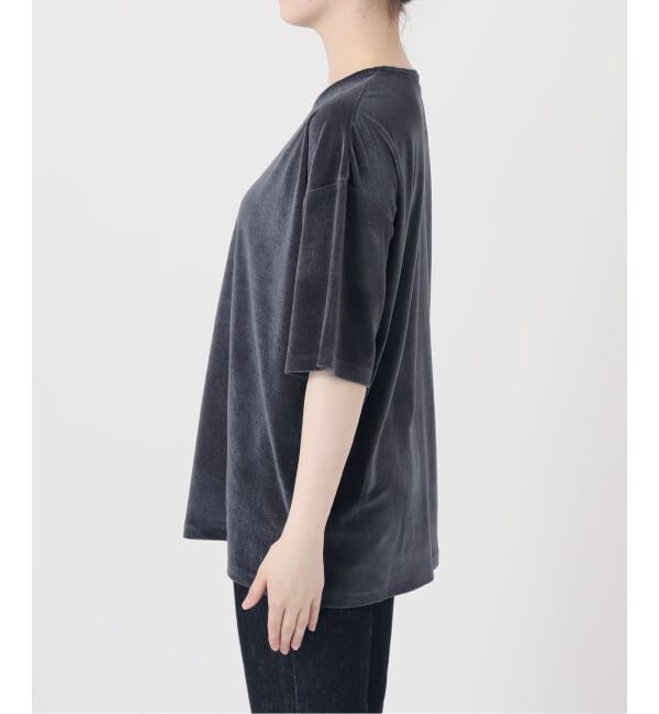 journal standard L'essage「《追加/接触冷感》クールタッチベロアTシャツ」|Tシャツ・カットソー|