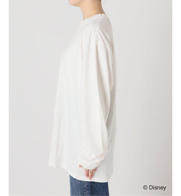 journal standard L'essage「JANE SMITH/ジェーンスミス / MICKEY&MINNIE FACE L/S Tシャツ」|Tシャツ・カットソー|