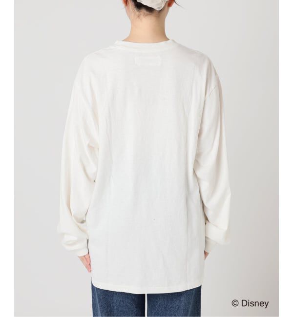 journal standard L'essage「JANE SMITH/ジェーンスミス / MICKEY&MINNIE FACE L/S Tシャツ」|Tシャツ・カットソー|