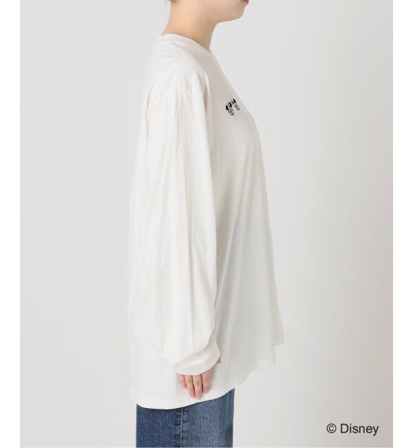 journal standard L'essage「JANE SMITH/ジェーンスミス / MICKEY&MINNIE FACE L/S Tシャツ」|Tシャツ・カットソー|