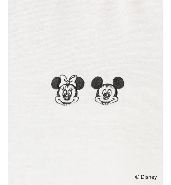 journal standard L'essage「JANE SMITH/ジェーンスミス / MICKEY&MINNIE FACE L/S Tシャツ」|Tシャツ・カットソー|