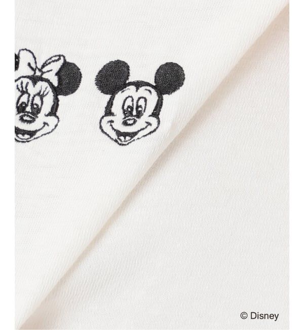 journal standard L'essage「JANE SMITH/ジェーンスミス / MICKEY&MINNIE FACE L/S Tシャツ」|Tシャツ・カットソー|