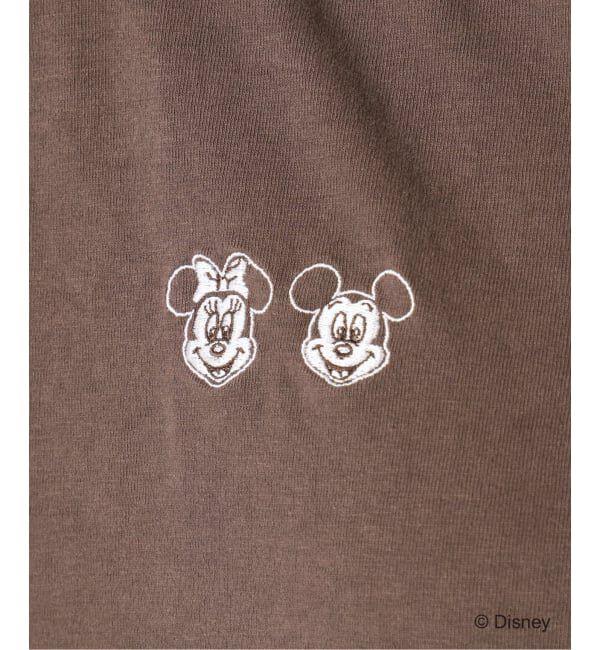 journal standard L'essage「JANE SMITH/ジェーンスミス / MICKEY&MINNIE FACE L/S Tシャツ」|Tシャツ・カットソー|