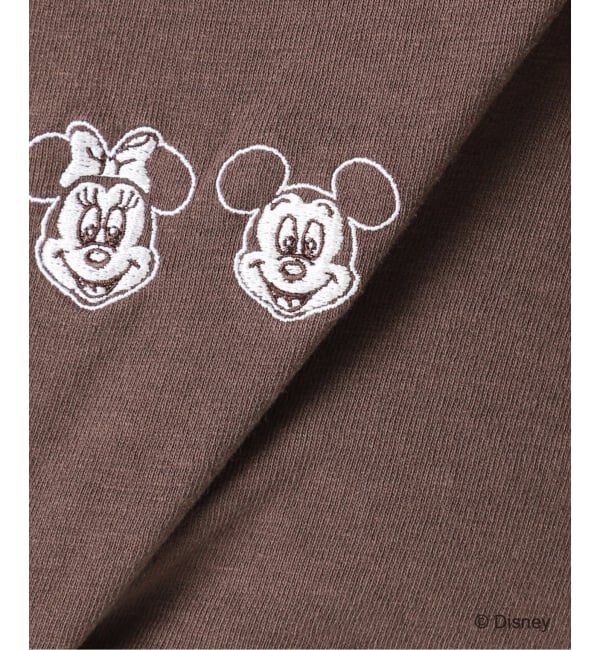 journal standard L'essage「JANE SMITH/ジェーンスミス / MICKEY&MINNIE FACE L/S Tシャツ」|Tシャツ・カットソー|