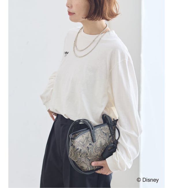 journal standard L'essage「JANE SMITH/ジェーンスミス / MICKEY&MINNIE FACE L/S Tシャツ」|Tシャツ・カットソー|
