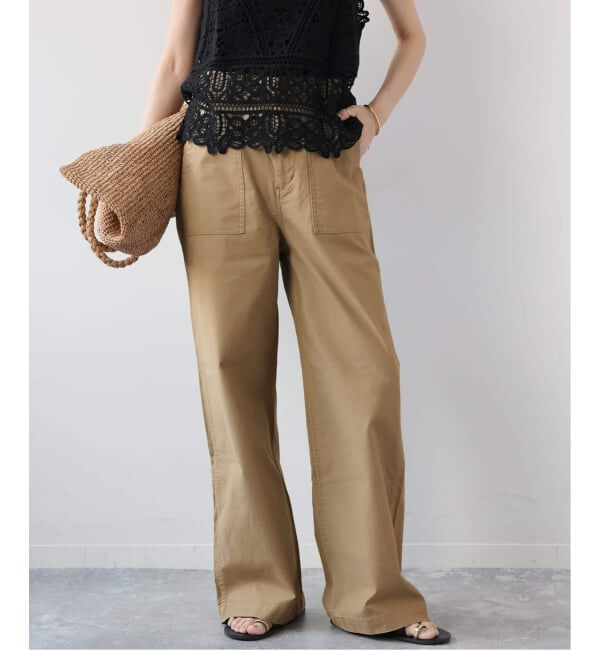 JOURNAL STANDARD relume「《一部WEB限定追加予約7》ワイドベイカーパンツ」|カーゴ|