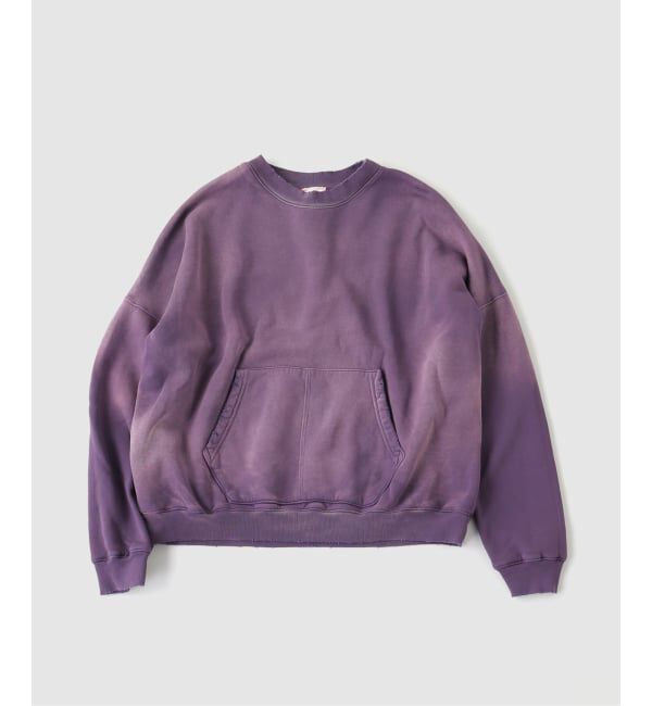 JOURNAL STANDARD「MOOJI MOOJI / ム―ジ ム―ジ OVERSIZE KANGAROO POCKETCREW」|スウェット・ジャージ|パープル