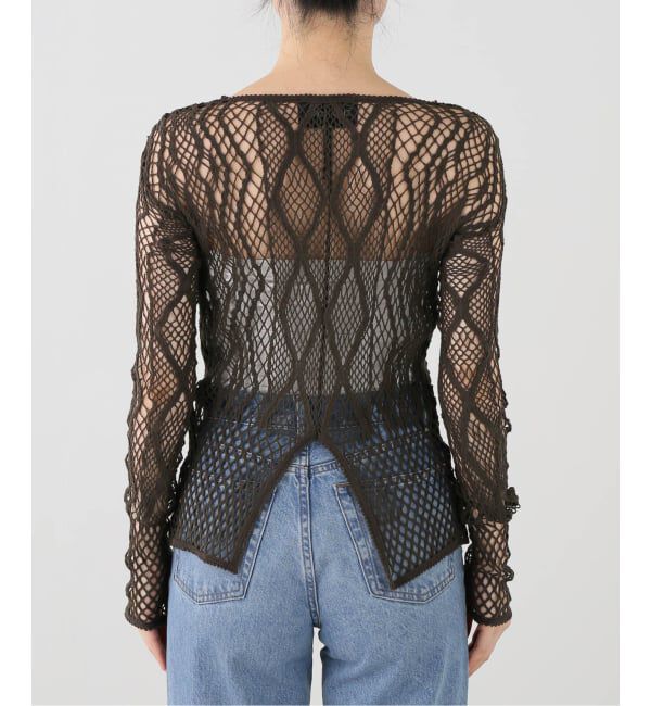 JOURNAL STANDARD「【EUCHRONIA / ユークロニア】  Stretch Lace Long Sleeve Tee」|Tシャツ・カットソー|