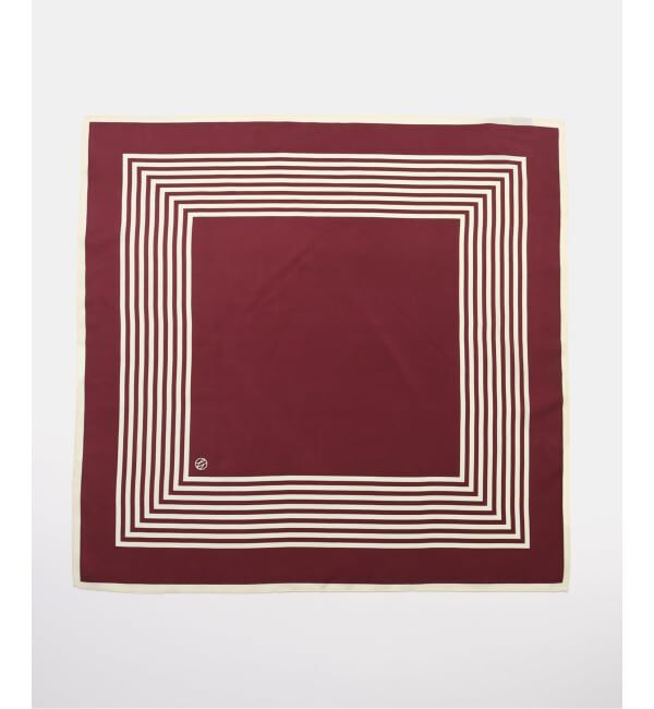 NOBLE「LE SCARF/レスカーフ square line SCARF」|バンダナ・スカーフ|
