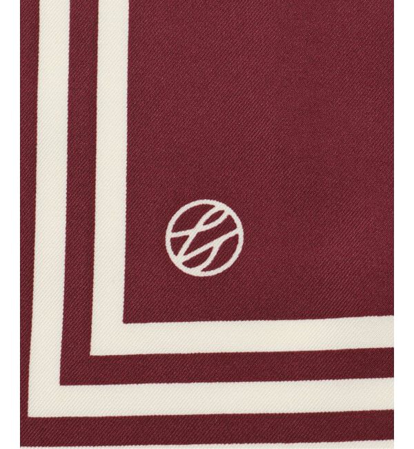 NOBLE「LE SCARF/レスカーフ square line SCARF」|バンダナ・スカーフ|