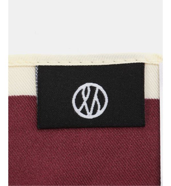 NOBLE「LE SCARF/レスカーフ square line SCARF」|バンダナ・スカーフ|