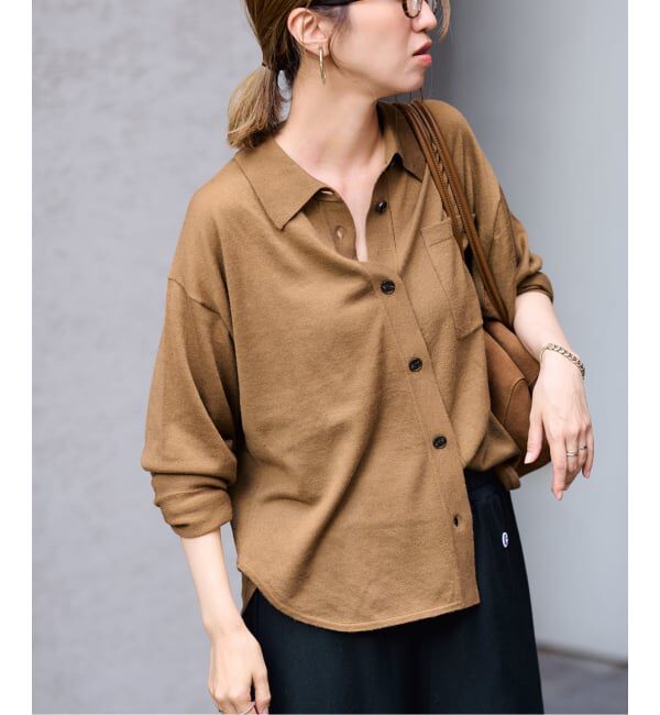 FRAMeWORK「CASH TOUCH POLOSHIRT」|ニット・セーター|