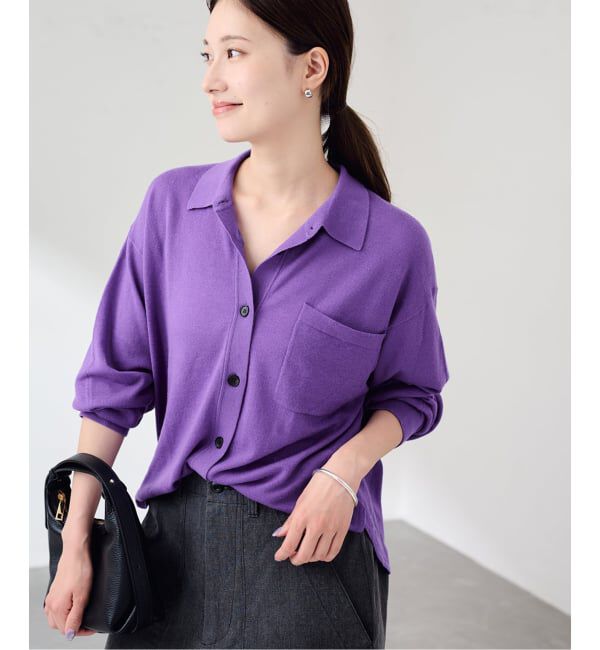 FRAMeWORK「CASH TOUCH POLOSHIRT」|ニット・セーター|