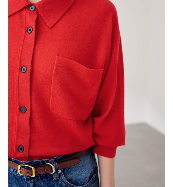 FRAMeWORK「CASH TOUCH POLOSHIRT」|ニット・セーター|