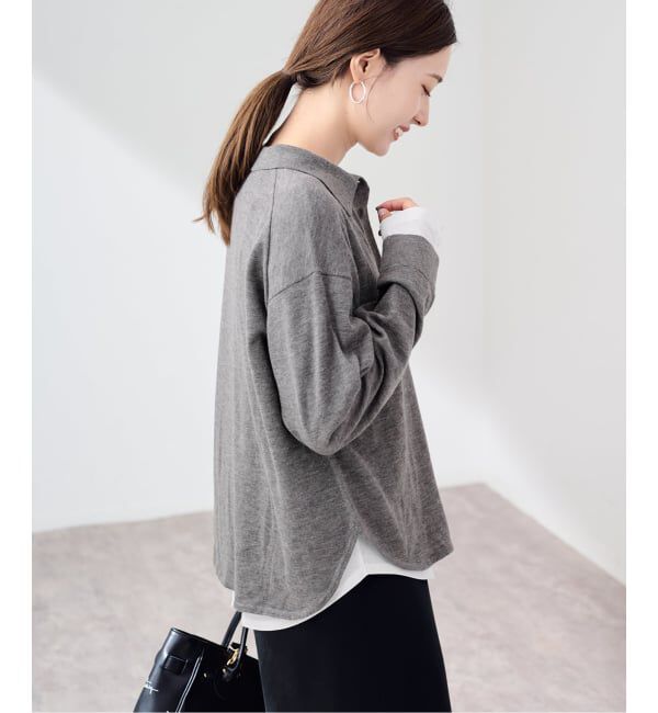 FRAMeWORK「CASH TOUCH POLOSHIRT」|ニット・セーター|