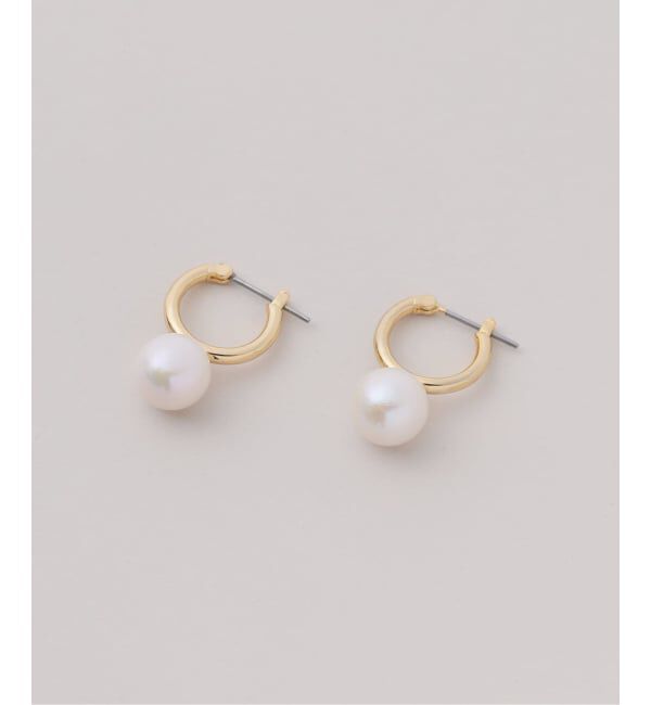 NOBLE「《WEB限定追加予約》MIHOKO SAKAI/ミホコサカイ パールフープピアス」|ピアス|