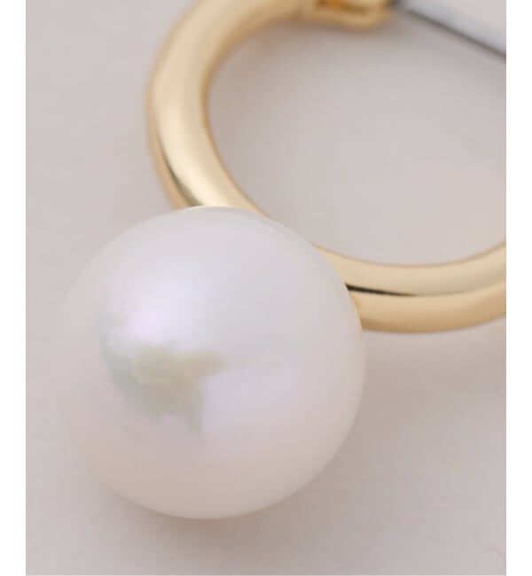 NOBLE「《WEB限定追加予約》MIHOKO SAKAI/ミホコサカイ パールフープピアス」|ピアス|
