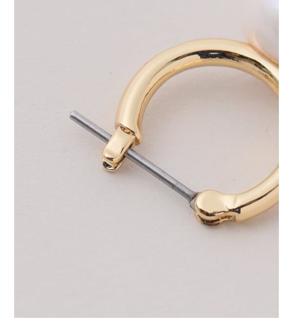 NOBLE「《WEB限定追加予約》MIHOKO SAKAI/ミホコサカイ パールフープピアス」|ピアス|