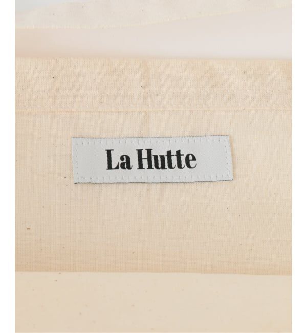  「La Hutte/ラユット yellow box logo tote」|トートバッグ|