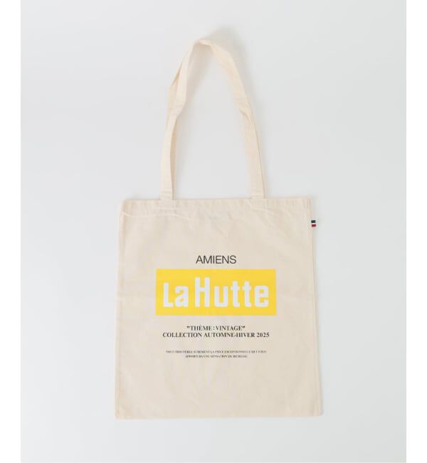  「La Hutte/ラユット yellow box logo tote」|トートバッグ|