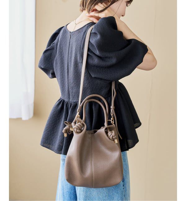  「LETALON knot w poach バッグ」|ハンドバッグ|