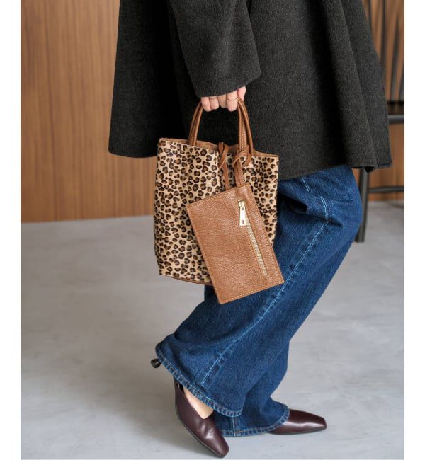  「《予約》MILLELA FIRENZE/ミレッラ Haircalf TOTE」|トートバッグ|
