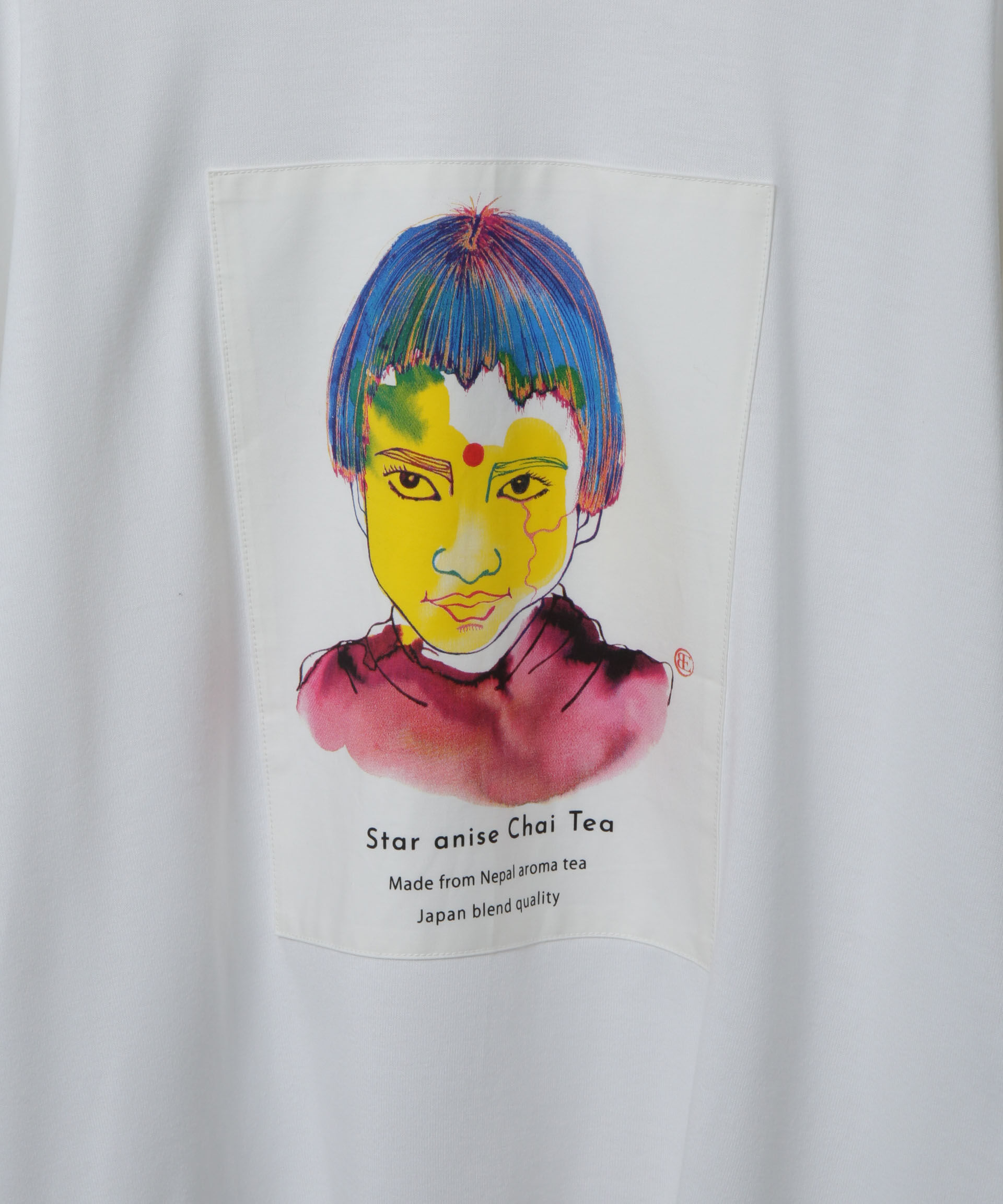 NANO universe「Anti Soaked(R)&times;SUNCHAIポートレート汗染み防止 Ｔシャツ長袖」|Tシャツ・カットソー|