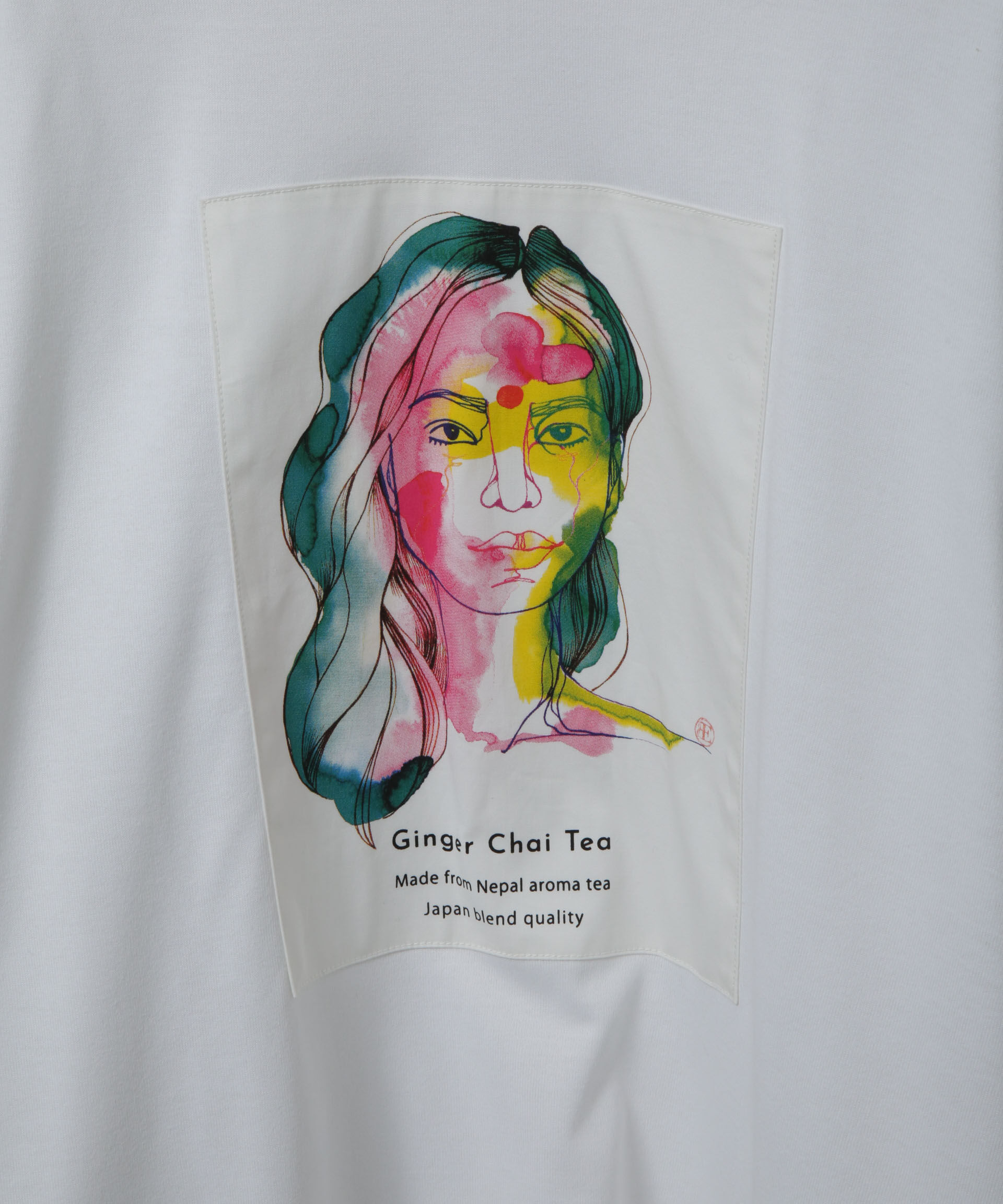 NANO universe「Anti Soaked(R)&times;SUNCHAIポートレート汗染み防止 Ｔシャツ長袖」|Tシャツ・カットソー|