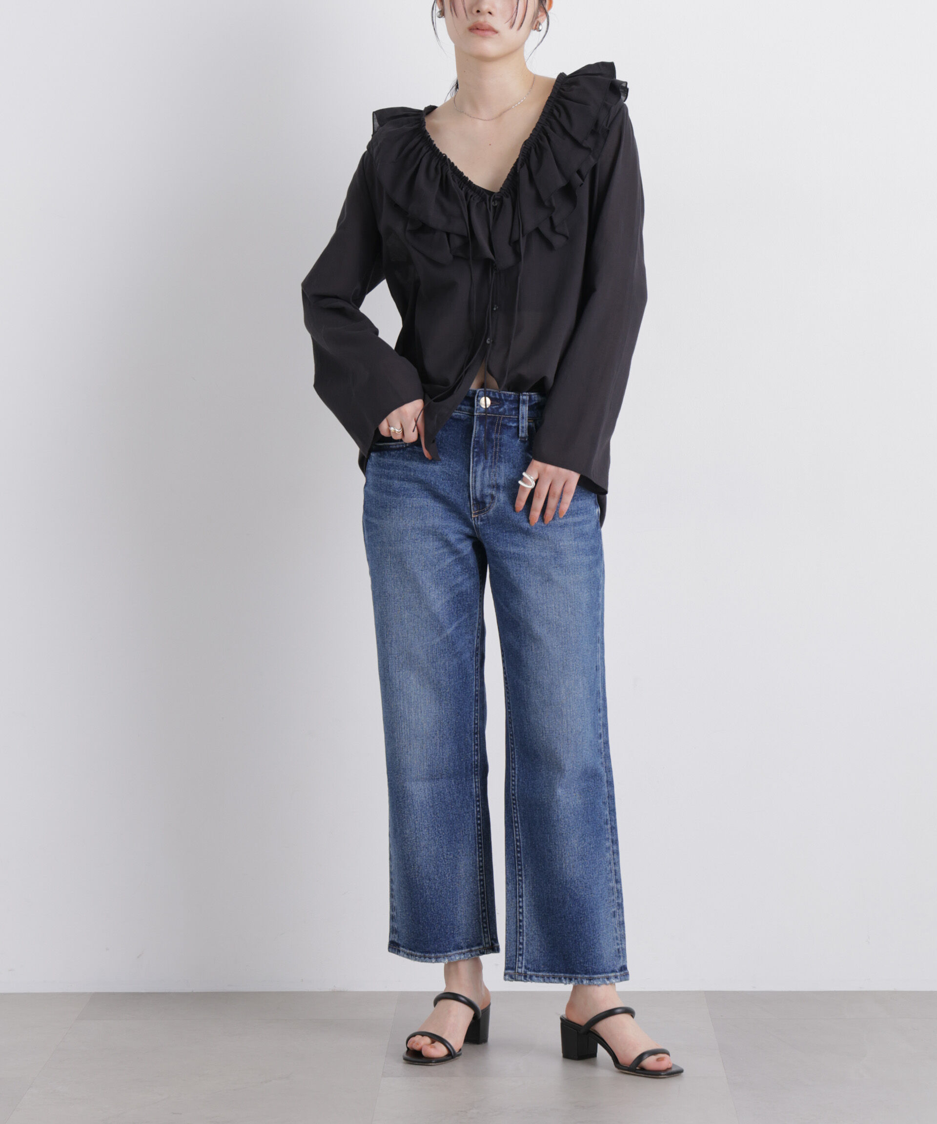 NANO universe「Healthy DENIM/Tallow Ankle」|チノ|