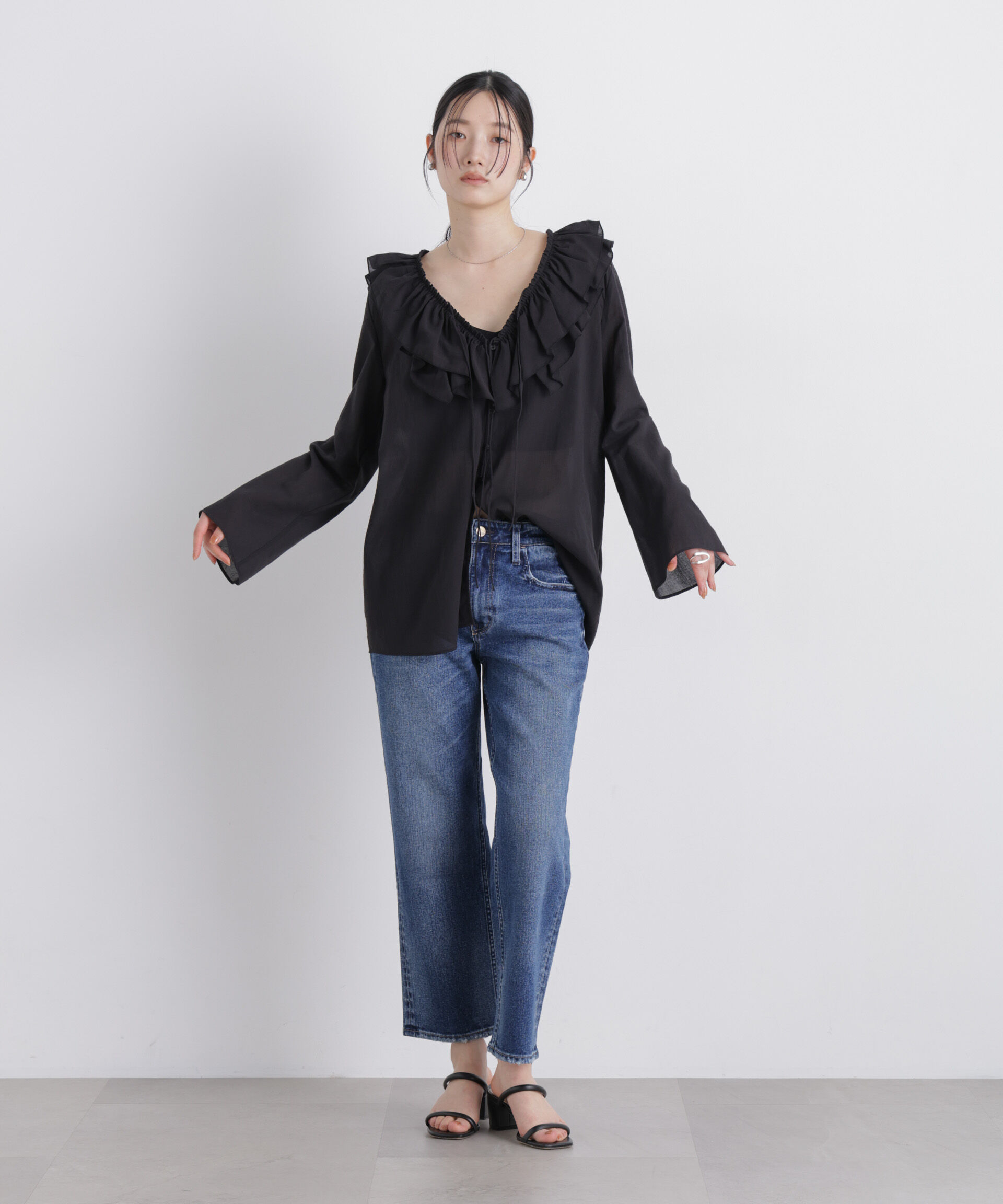 NANO universe「Healthy DENIM/Tallow Ankle」|チノ|