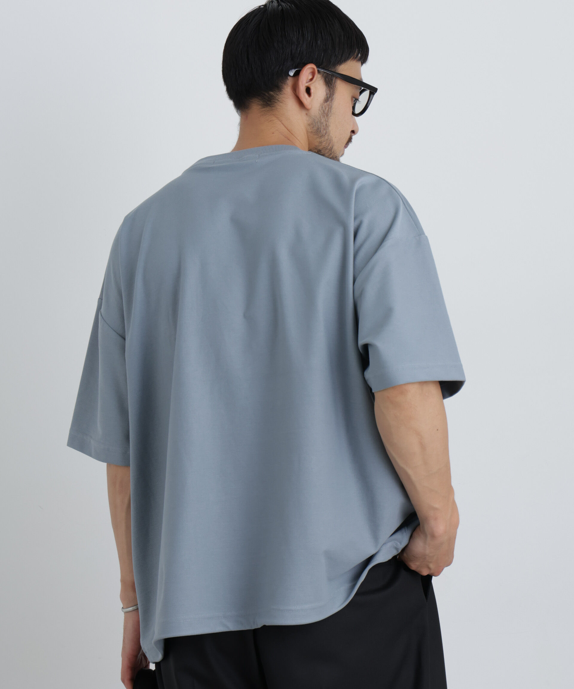 NANO universe「リングドットポケットTシャツ半袖」|Tシャツ・カットソー|