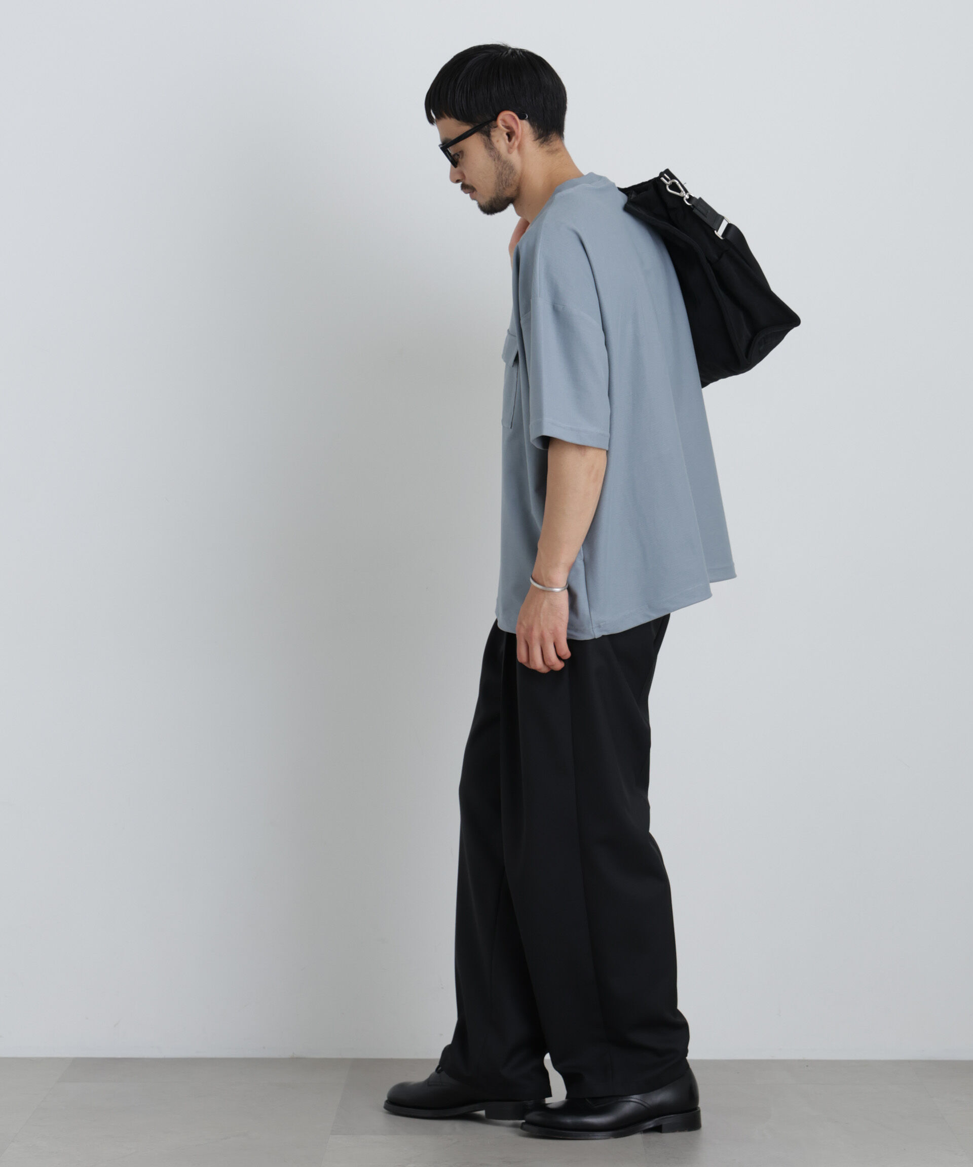 NANO universe「リングドットポケットTシャツ半袖」|Tシャツ・カットソー|