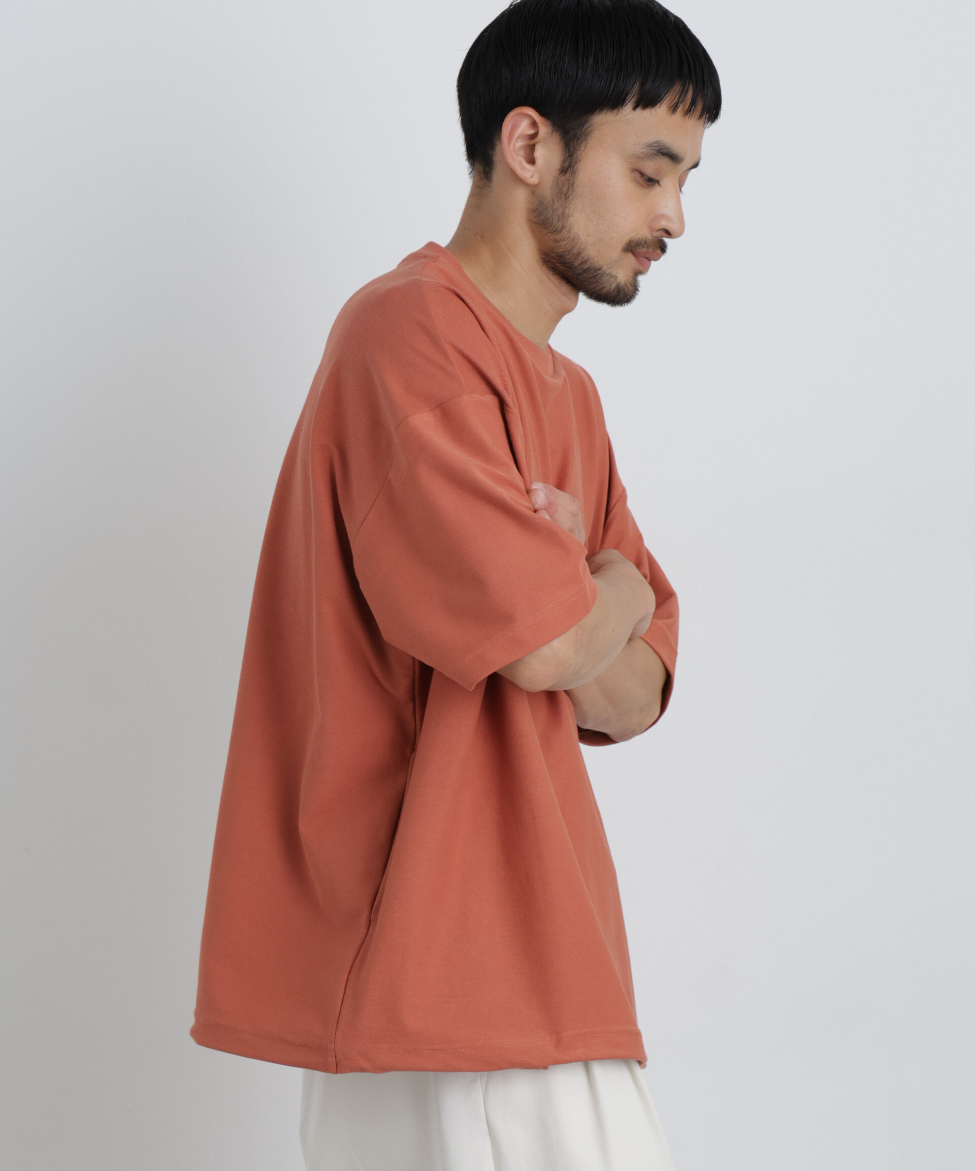 NANO universe「リングドットポケットTシャツ半袖」|Tシャツ・カットソー|