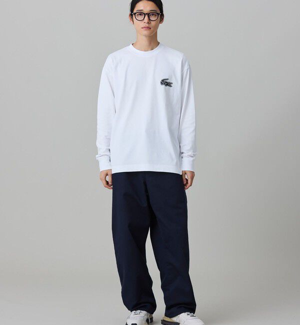 LACOSTE「【オンライン限定】LACOSTE オーバーサイズ バックプリント ロングスリーブTシャツ」|Tシャツ・カットソー|