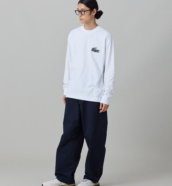 LACOSTE「【オンライン限定】LACOSTE オーバーサイズ バックプリント ロングスリーブTシャツ」|Tシャツ・カットソー|