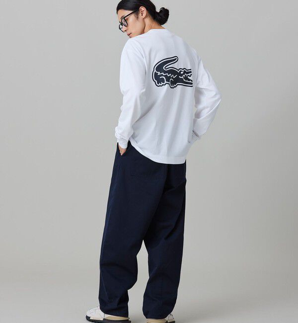 LACOSTE「【オンライン限定】LACOSTE オーバーサイズ バックプリント ロングスリーブTシャツ」|Tシャツ・カットソー|