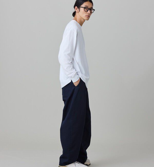 LACOSTE「【オンライン限定】LACOSTE オーバーサイズ バックプリント ロングスリーブTシャツ」|Tシャツ・カットソー|