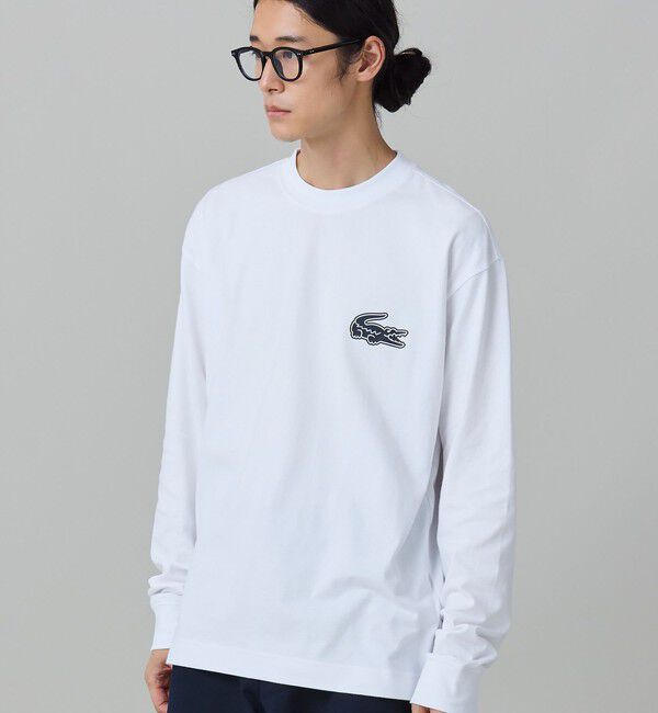 LACOSTE「【オンライン限定】LACOSTE オーバーサイズ バックプリント ロングスリーブTシャツ」|Tシャツ・カットソー|