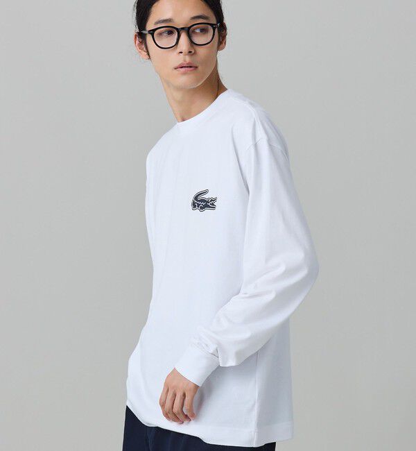LACOSTE「【オンライン限定】LACOSTE オーバーサイズ バックプリント ロングスリーブTシャツ」|Tシャツ・カットソー|