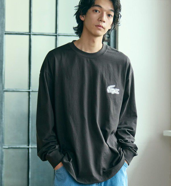 LACOSTE「【オンライン限定】LACOSTE オーバーサイズ バックプリント ロングスリーブTシャツ」|Tシャツ・カットソー|