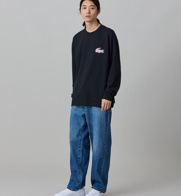 LACOSTE「【オンライン限定】LACOSTE オーバーサイズ バックプリント ロングスリーブTシャツ」|Tシャツ・カットソー|