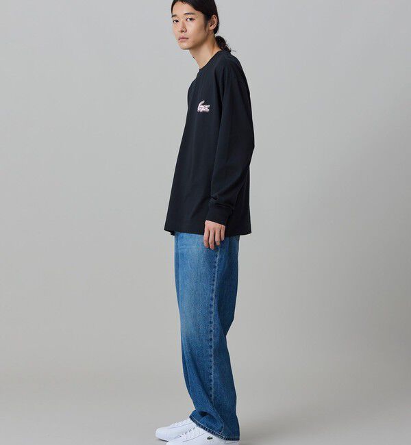 LACOSTE「【オンライン限定】LACOSTE オーバーサイズ バックプリント ロングスリーブTシャツ」|Tシャツ・カットソー|