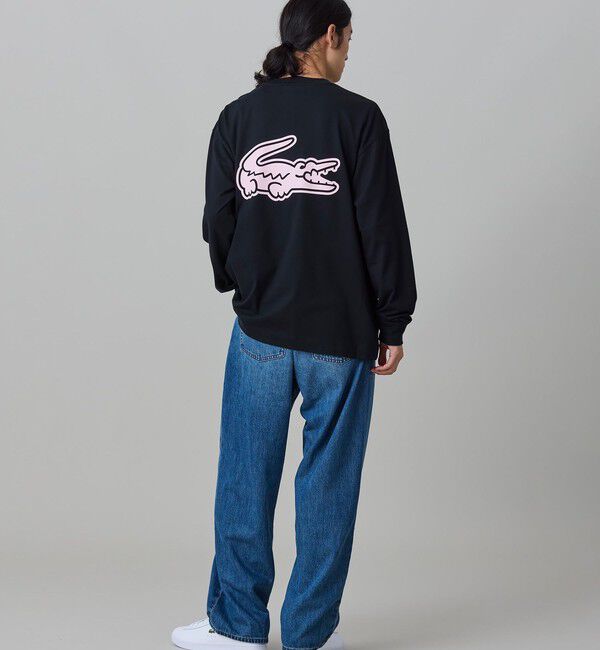 LACOSTE「【オンライン限定】LACOSTE オーバーサイズ バックプリント ロングスリーブTシャツ」|Tシャツ・カットソー|