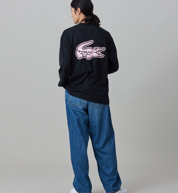 LACOSTE「【オンライン限定】LACOSTE オーバーサイズ バックプリント ロングスリーブTシャツ」|Tシャツ・カットソー|