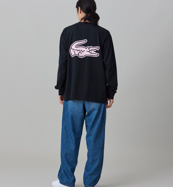 LACOSTE「【オンライン限定】LACOSTE オーバーサイズ バックプリント ロングスリーブTシャツ」|Tシャツ・カットソー|