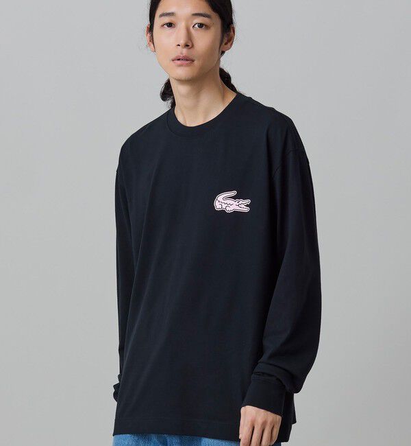 LACOSTE「【オンライン限定】LACOSTE オーバーサイズ バックプリント ロングスリーブTシャツ」|Tシャツ・カットソー|