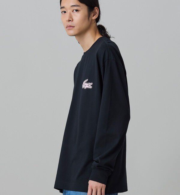LACOSTE「【オンライン限定】LACOSTE オーバーサイズ バックプリント ロングスリーブTシャツ」|Tシャツ・カットソー|