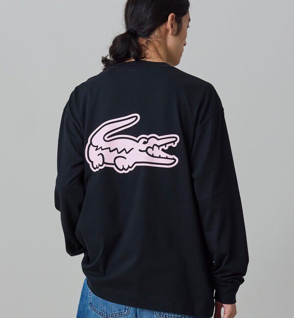 LACOSTE「【オンライン限定】LACOSTE オーバーサイズ バックプリント ロングスリーブTシャツ」|Tシャツ・カットソー|