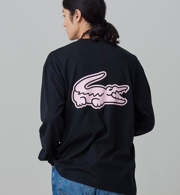 LACOSTE「【オンライン限定】LACOSTE オーバーサイズ バックプリント ロングスリーブTシャツ」|Tシャツ・カットソー|